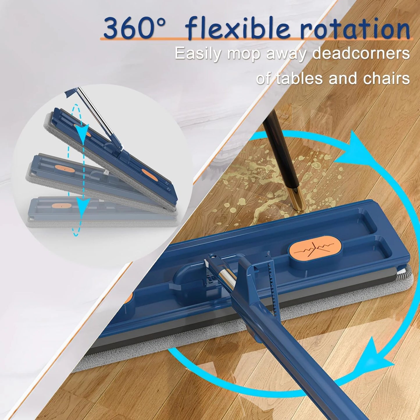 360° Adjustable Flat Mop