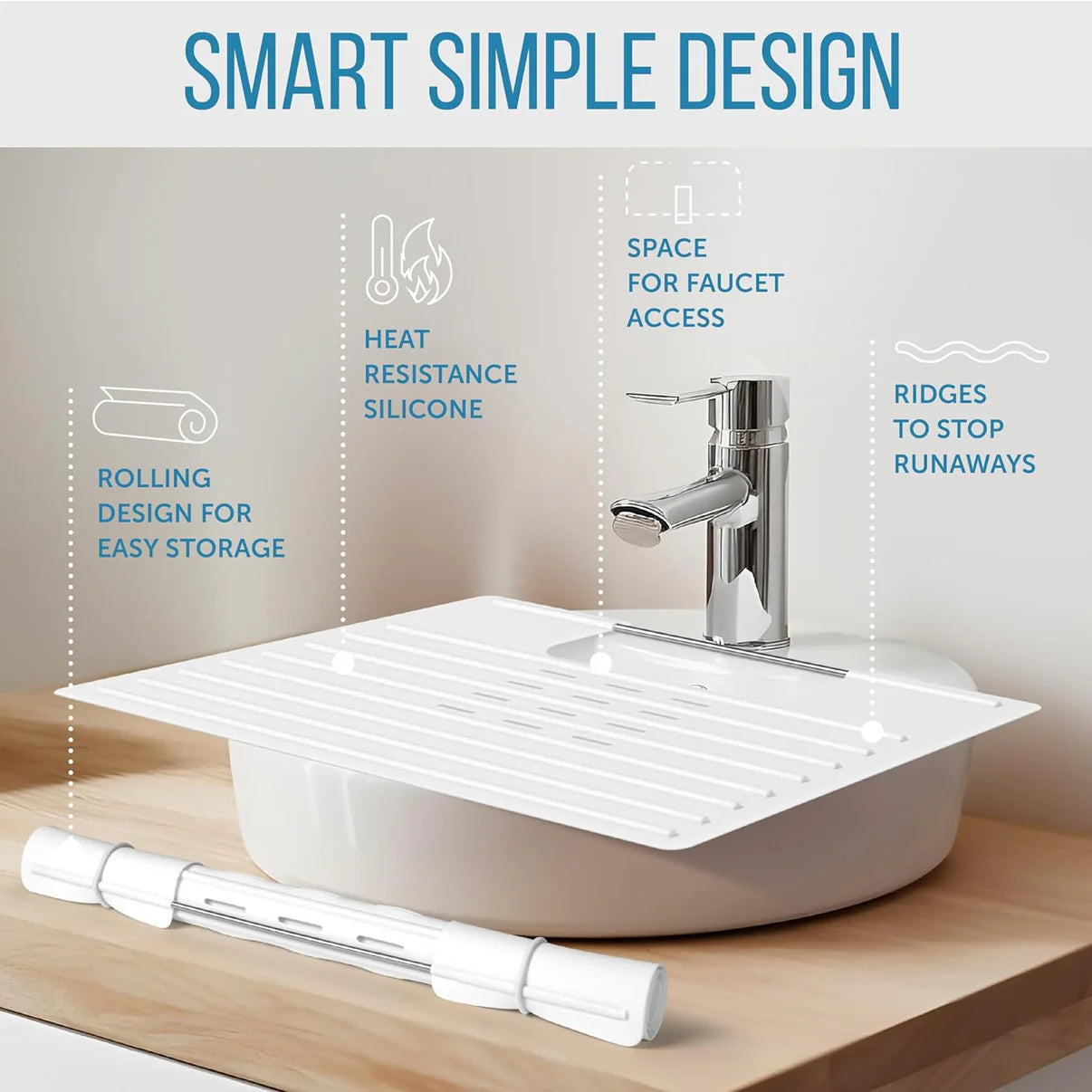 Bathroom Foldable Sink Cover