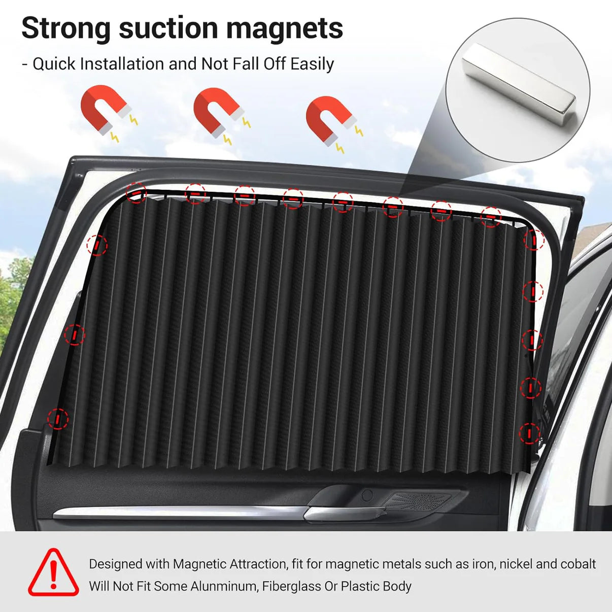 Magnetic Car Curtains