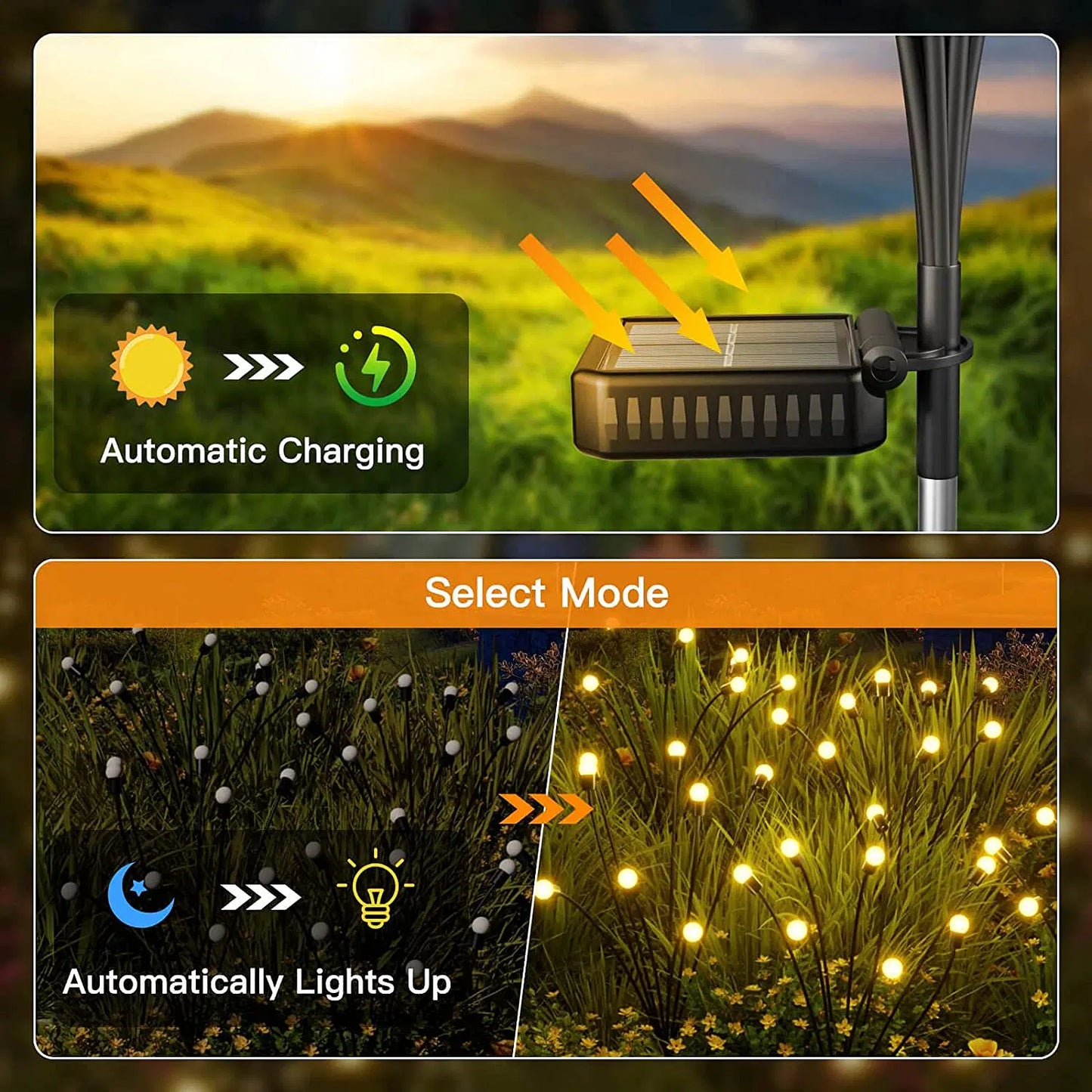 Solar Firefly Garden Lights