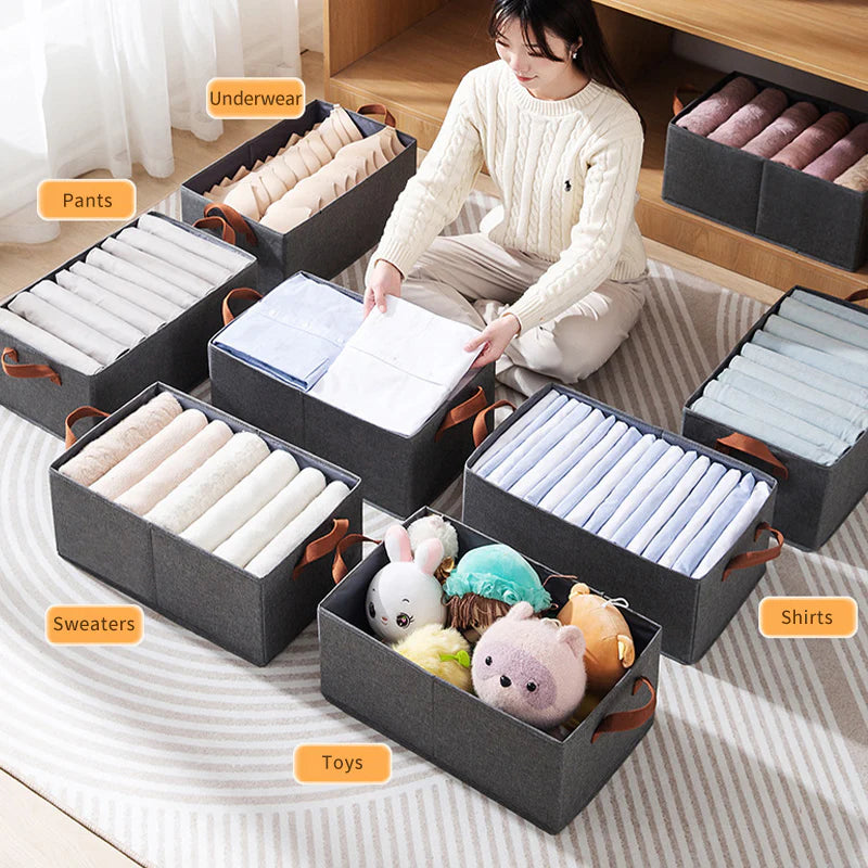 Space Saving Foldable Clothes Organizer